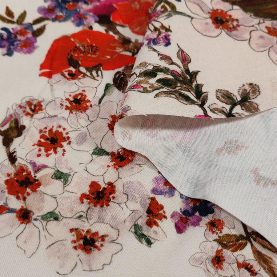 Toile de coton BIANCA
