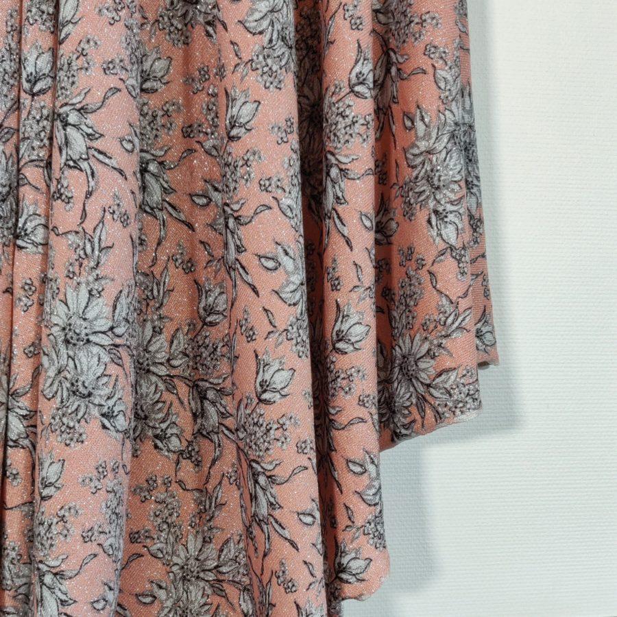 Maille ALICIA rose - Avril Fabrics