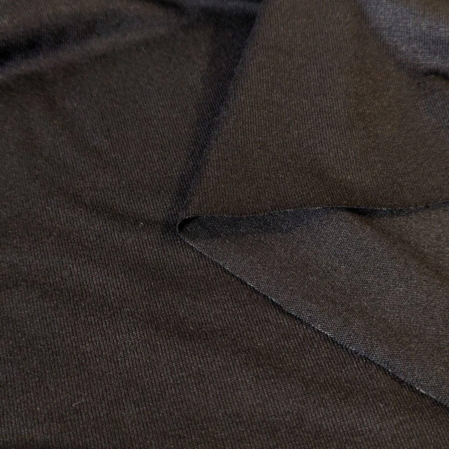 Jersey viscose uni noir - Avril Fabrics