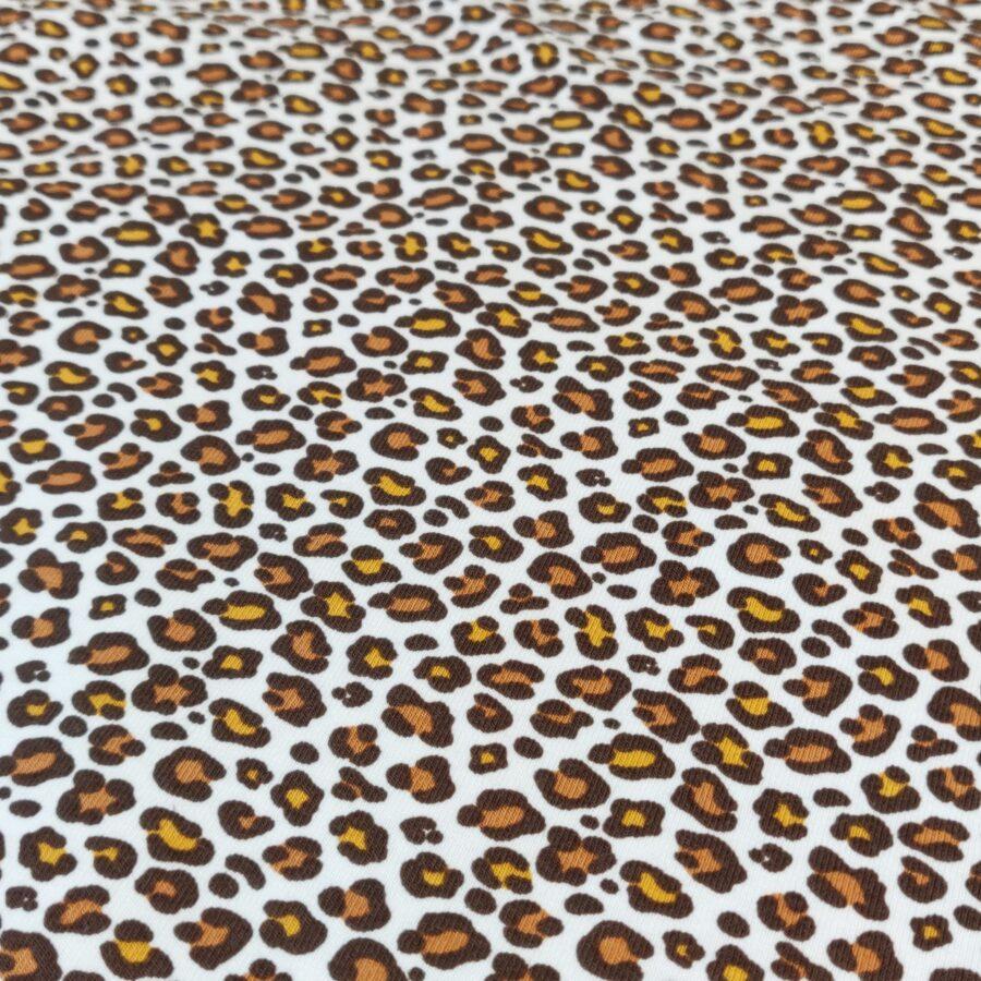 Jersey coton léopard Avril Fabrics