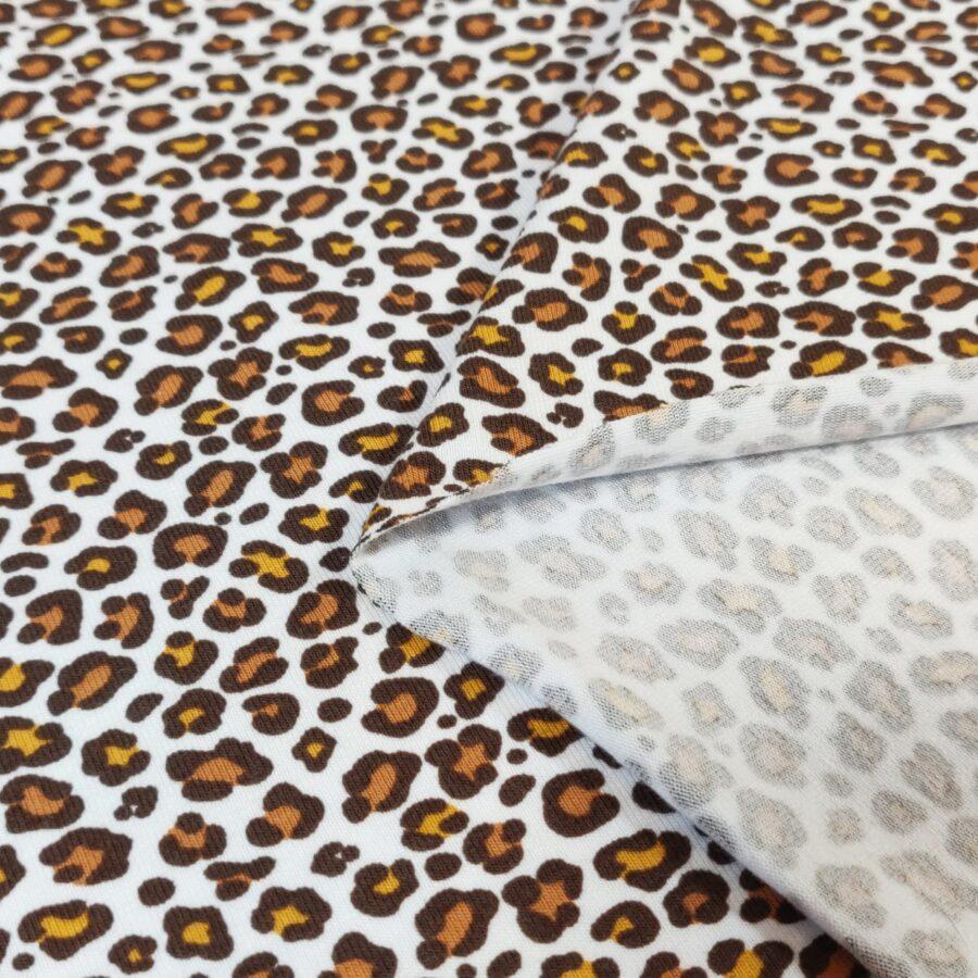 Jersey coton léopard Avril Fabrics