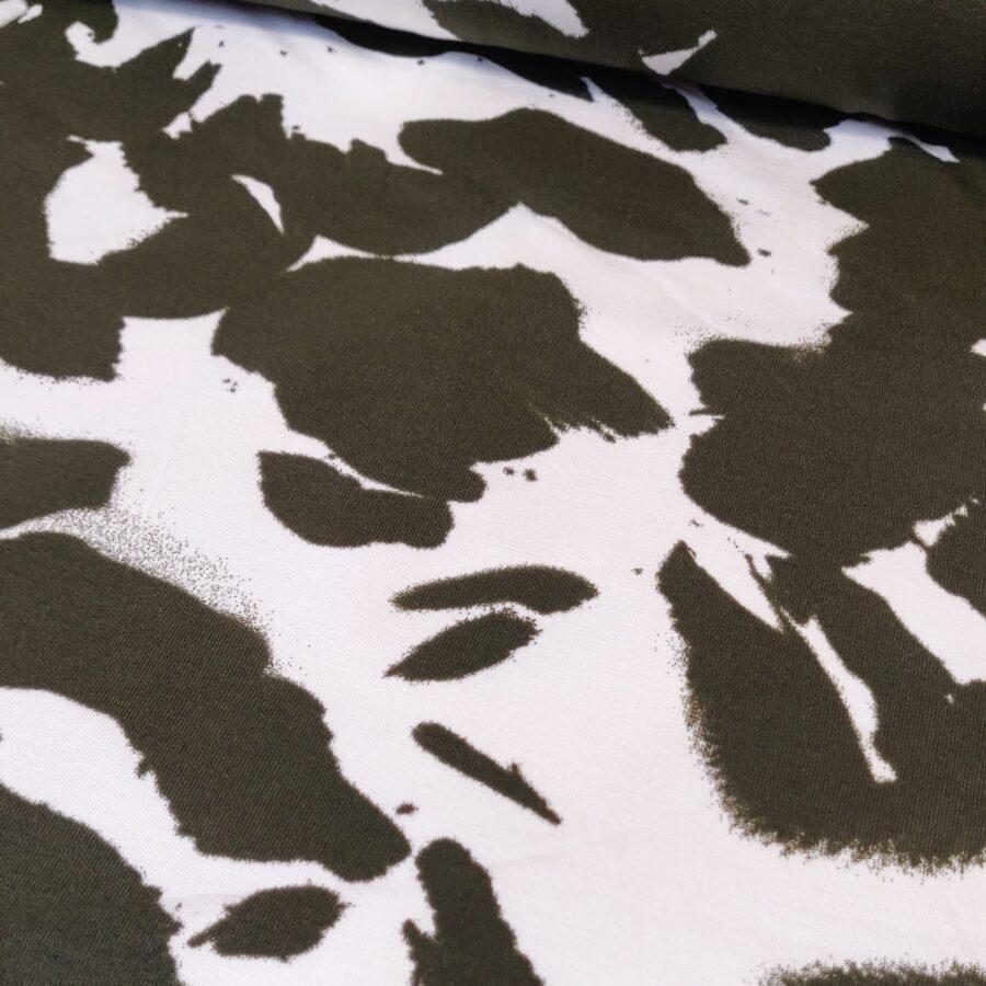 Jersey sweat French terry motif vache JESSIE