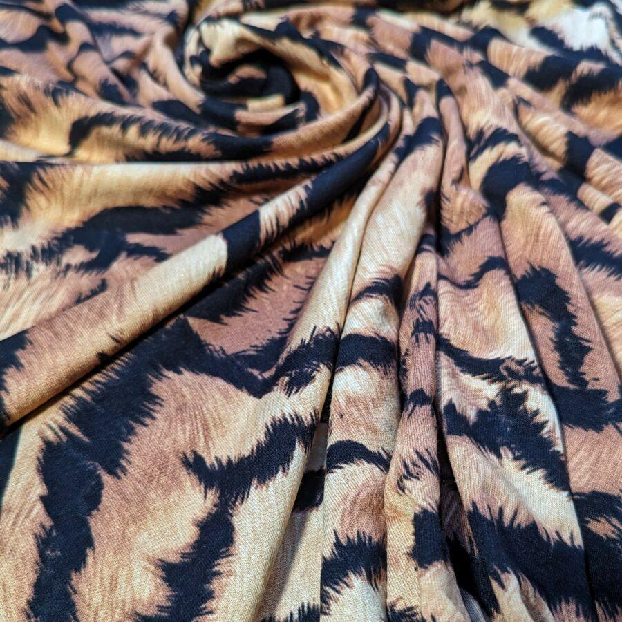tissu motif stretch tigre