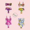 Kit maillot de bain MARTINA Gaël and Sew x Avril Fabrics