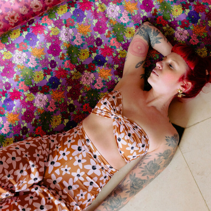 maillot fleurs