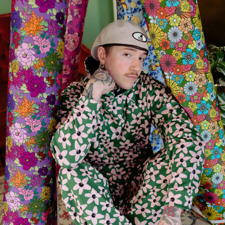 tissu scuba vert