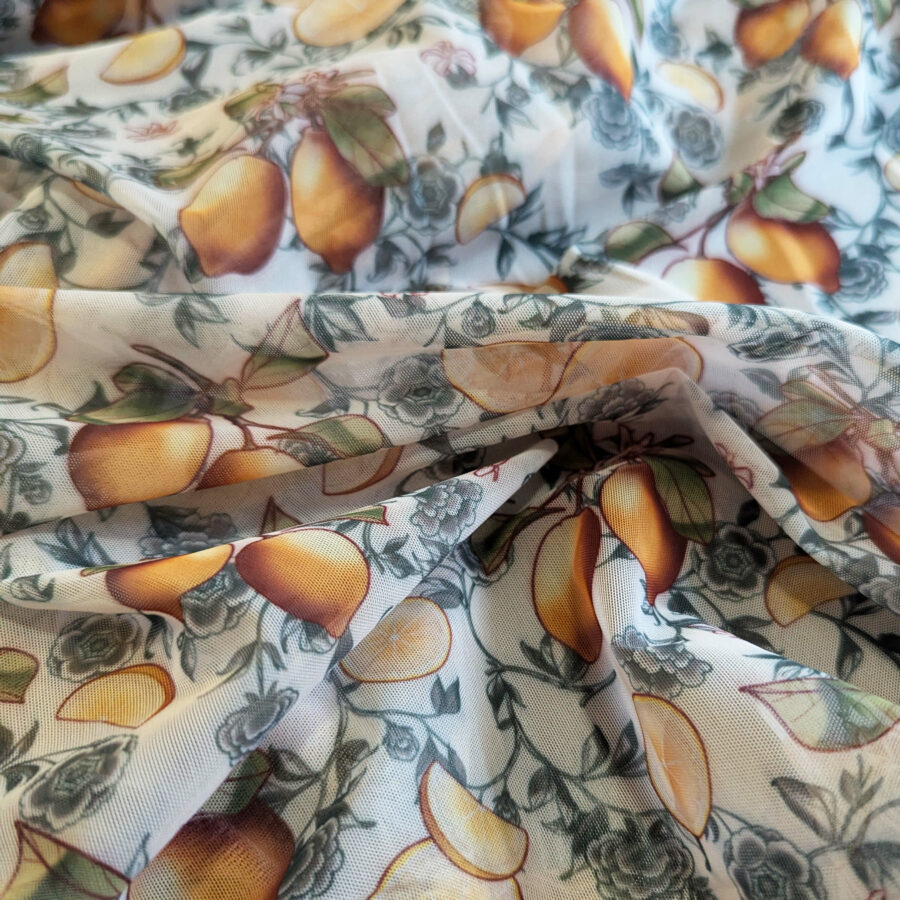 tissu maille transparent