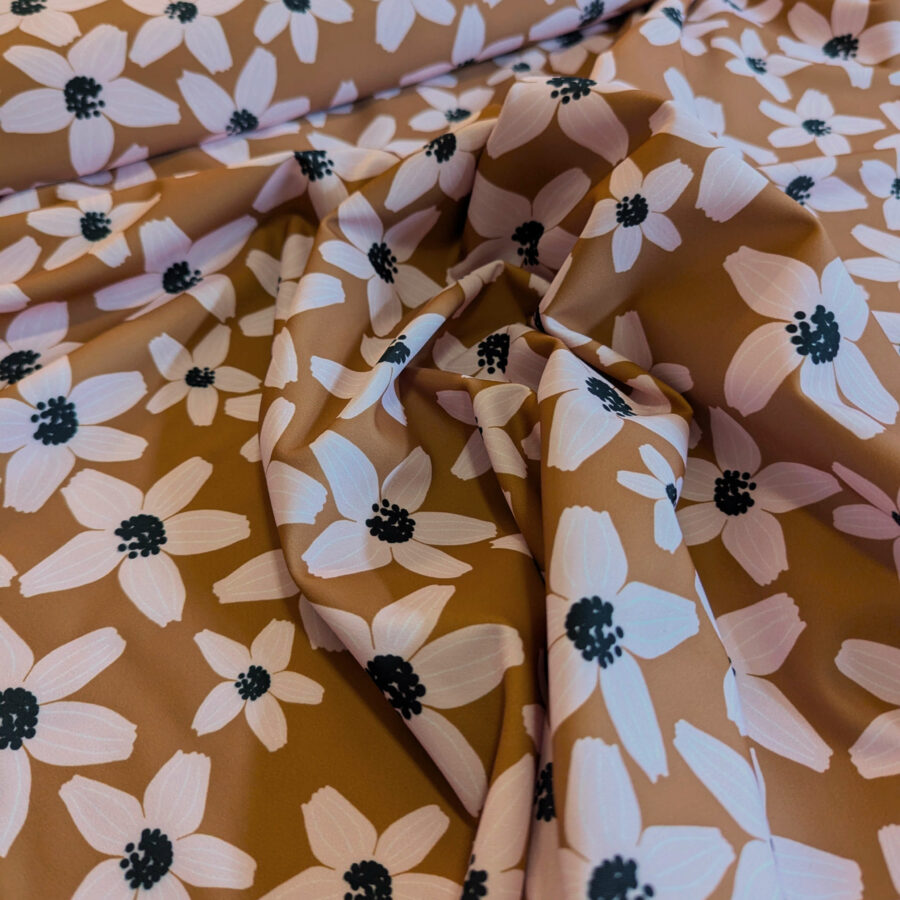 lycra fleur kaki