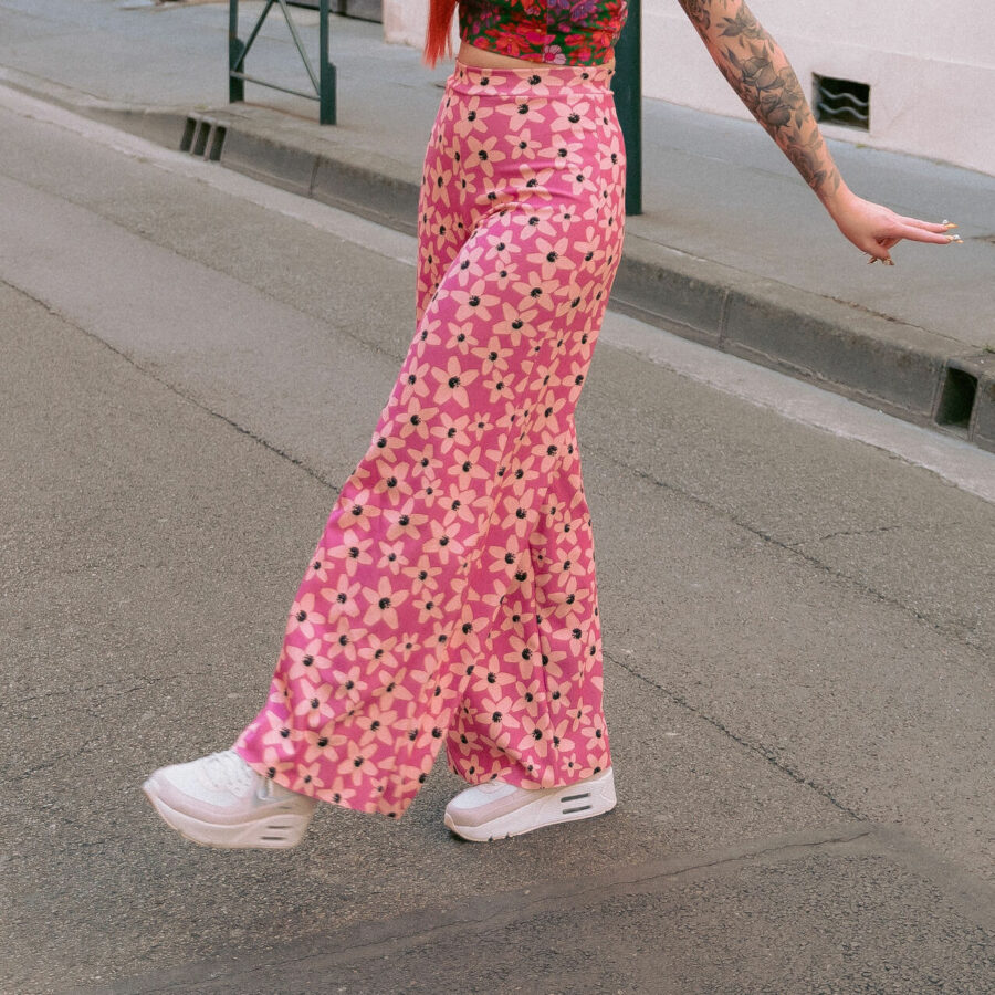 pantalon fleuri