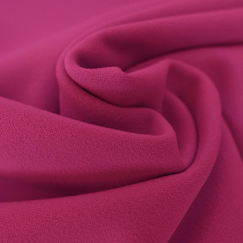 scuba crêpe uni rose