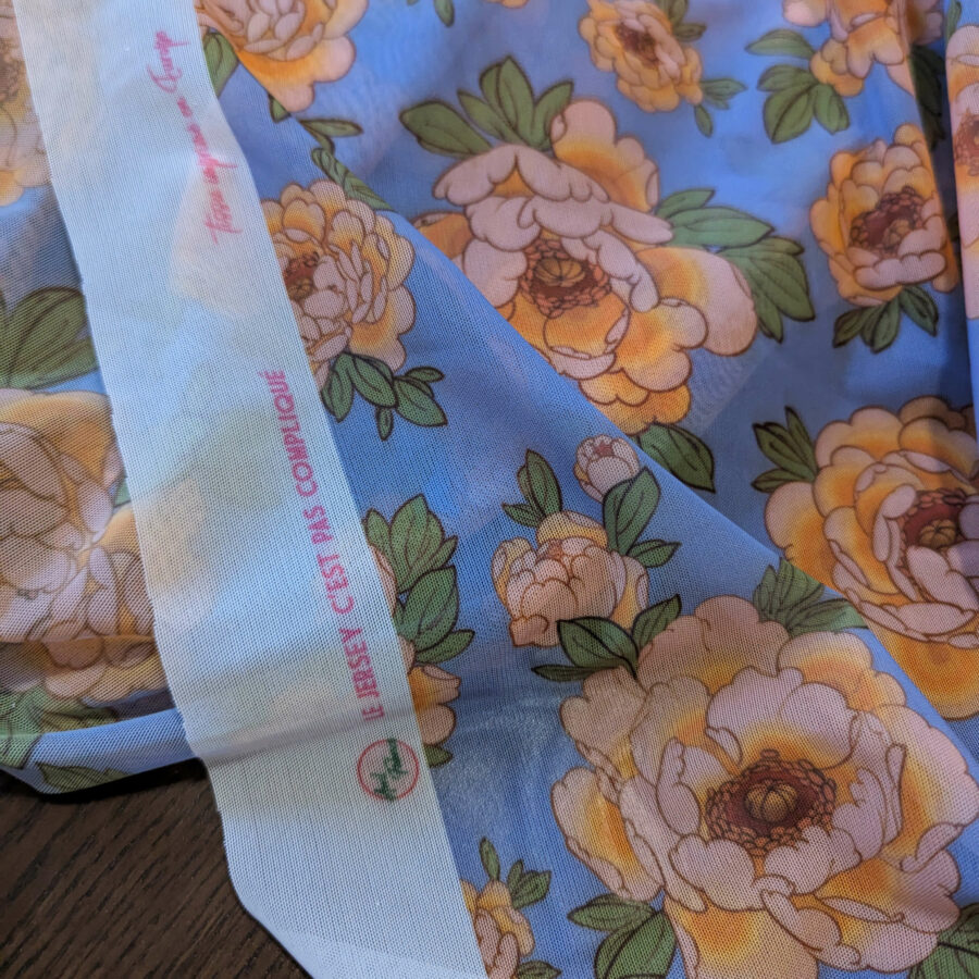Mesh TOMI tournesol Avril Fabrics
