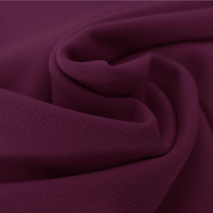 TISSU UNI AUBERGINE
