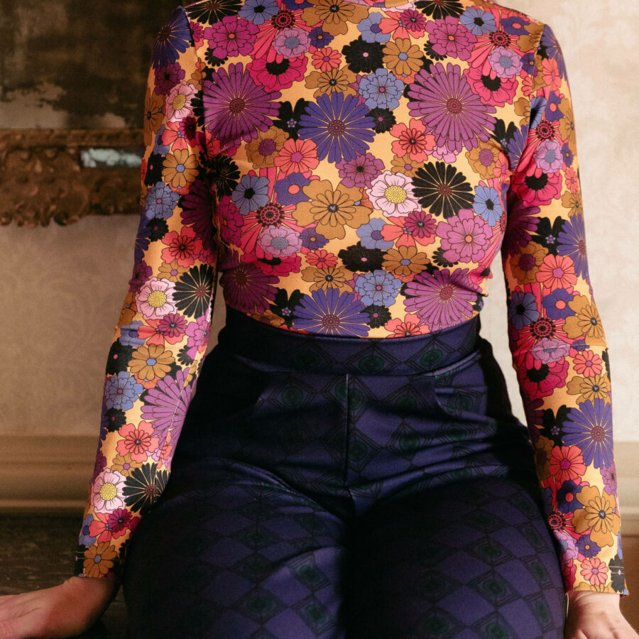 pantalon à carreaux