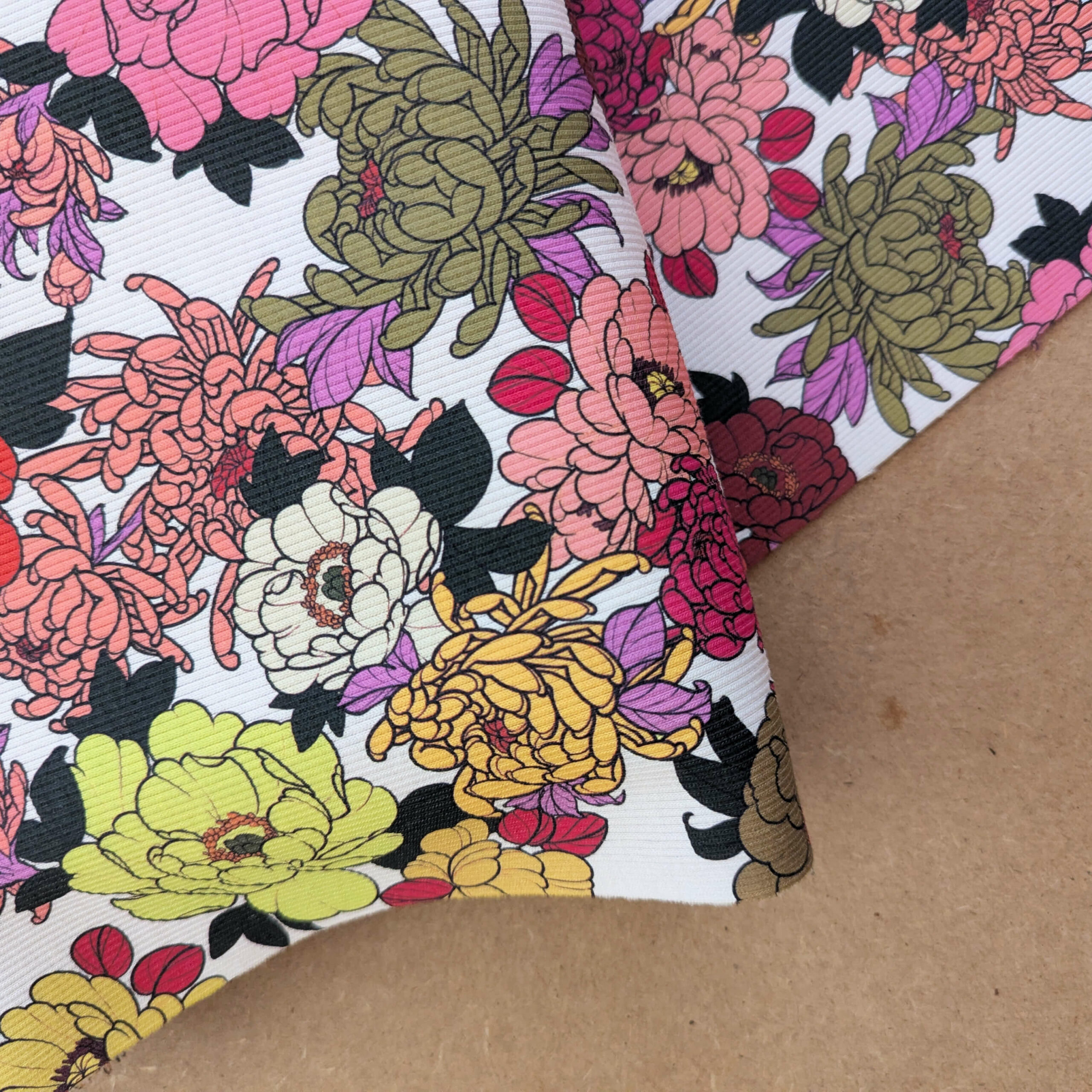 jersey fleurs couleur