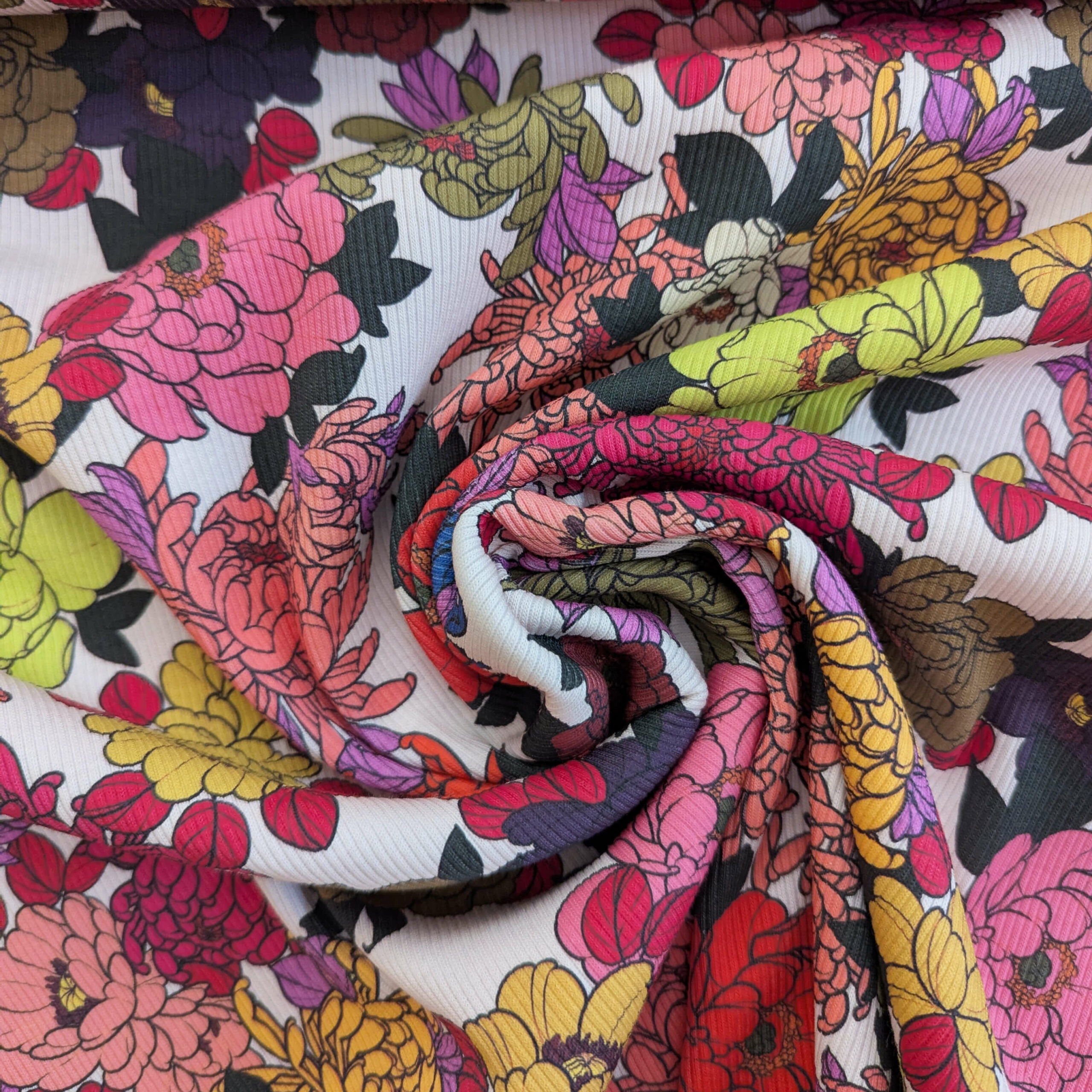 jersey fleurs couleur