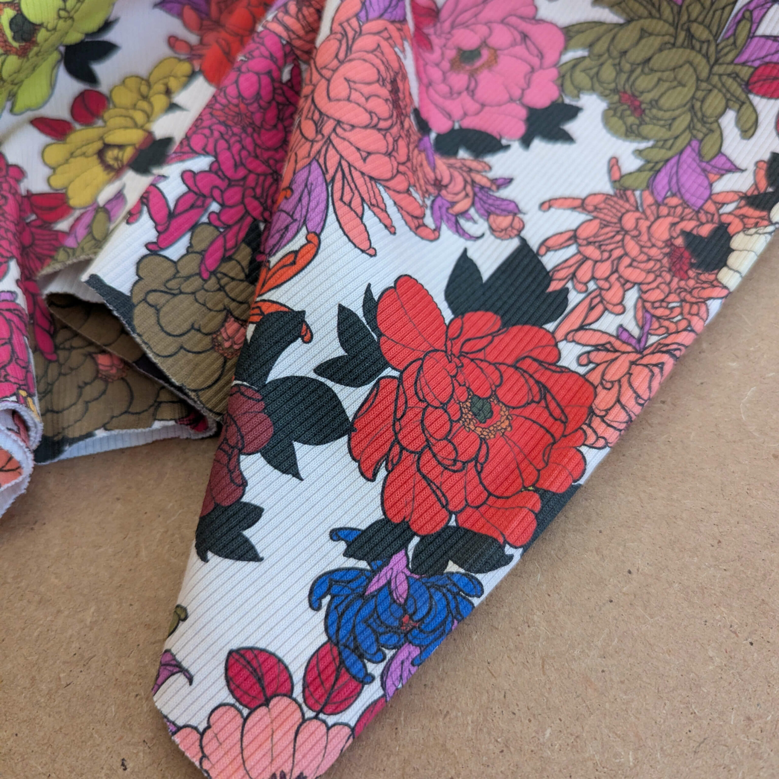 jersey fleurs couleur