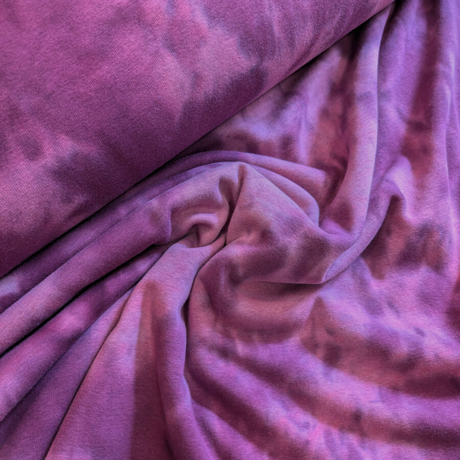 Jersey sweat minky Tie and dye