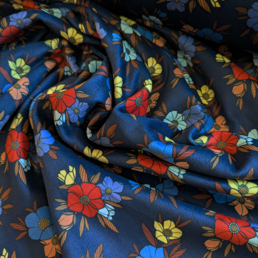 Jersey velours APRIL marine