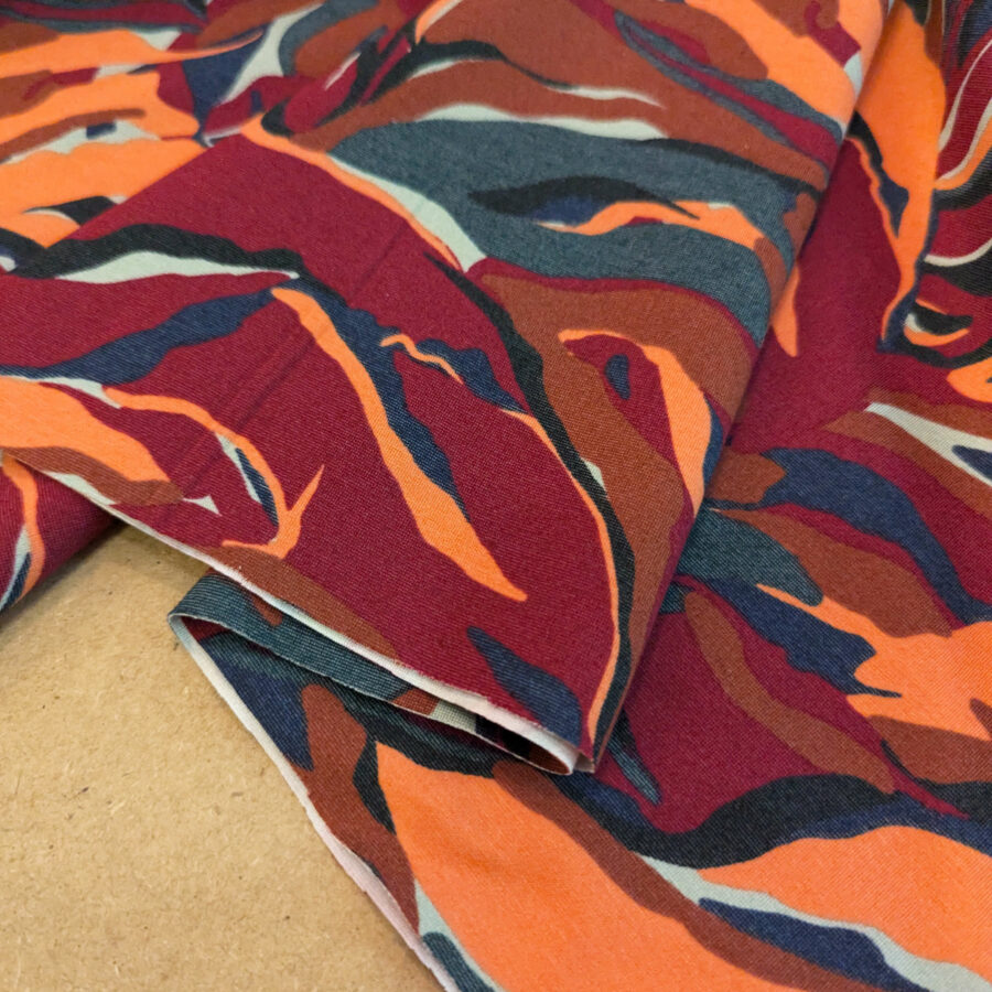 Jersey milano orange rouge